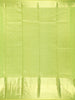 Green Stripes Woven Pure Kanchipuram Silk Saree - Diadem