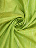 Green Stripes Woven Pure Kanchipuram Silk Saree - Diadem