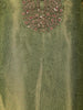 Green loral Design Sequins Banarasi Silk Salwar Suit - Diadem
