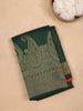 Green paisley Woven Pure Kanchipuram Silk Saree - Diadem