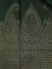 Green paisley Woven Pure Kanchipuram Silk Saree - Diadem