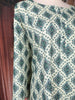 Green and Blue Geometric Printed Design Cotton Kurti