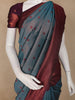 Grey Butta Design Semi Silk Saree