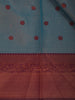 Grey Butta Design Semi Silk Saree