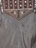 Grey Embellished Design Crepe Palazzo Salwar Suit