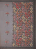 Grey Floral Design Pure Cotton Saree