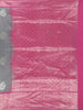 Grey Floral Design Semi Tussar Silk Saree