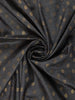 Grey Floral Designed Semi Tussar Saree With Contrast Border