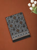 Grey Floral Vine Printed Design Cotton Casual Wear Saree