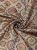 Grey Kalamkari Printed Design Semi Silk Saree