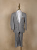 Grey Kids Party Wear Polyester Suit Set
