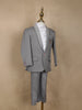 Grey Kids Party Wear Polyester Suit Set