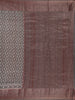 Grey Leaf Printed Chandheri Cotton Saree