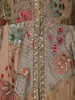 Grey Multicolour Floral Embroidered Patchwork Tissue Silk Palazzo Suit with Net Dupatta