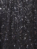 Grey Sequins Embroidered Net Lehenga Set with Dupatta