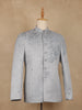 Grey Sequins Embroidered Viscose Men’s Suit