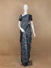 Grey Abstract Designed Chanderi Cotton Saree - Diadem