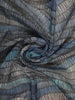 Grey Abstract Designed Chanderi Cotton Saree - Diadem