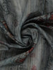 Grey Floral Designed Semi Tussar Saree - Diadem
