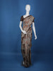 Grey Floral Designed Semi Tussar Saree - Diadem