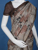 Grey Floral Designed Semi Tussar Saree - Diadem