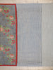 Grey Floral Designed Chanderi Cotton Saree - Diadem