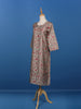 Grey Floral Designed Cotton Kurti - Diadem