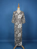 Grey Floral Designed Cotton Salwar Suit - Diadem