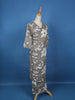 Grey Floral Designed Cotton Salwar Suit - Diadem