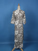 Grey Floral Designed Cotton Salwar Suit - Diadem