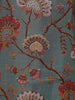 Grey Floral Designed Semi Silk Salwar Suit - Diadem