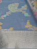 Grey Floral Designed Semi Tissue Saree