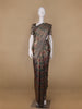 Grey Floral Designed Soft Silk Saree - Diadem