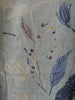 Grey Floral Printed Semi Silk Kurti