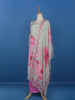 Grey Floral Prints Crepe Straight Cut Salwar Suit - Diadem
