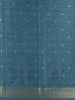 Grey Floral Designed Semi Tussar Saree - Diadem