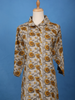 Grey Floral Printed Cotton Salwar Suit - Diadem