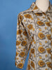 Grey Floral Printed Cotton Salwar Suit - Diadem