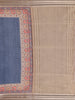 Grey Peacock Designed Semi Tussar Saree - Diadem