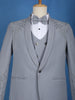 Grey Plain Men's Suit for Formal Wear - Diadem