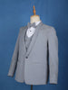 Grey Plain Men's Suit for Formal Wear - Diadem