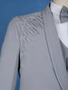 Grey Plain Men's Suit for Formal Wear - Diadem