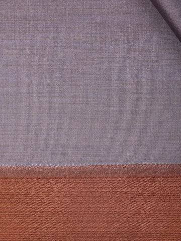 Grey Semi Tussar Silk Floral Designed Saree - Diadem