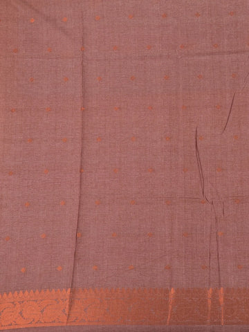 Grey Semi Tussar Silk Floral Designed Saree - Diadem