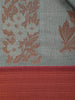 Grey Semi Tussar Silk Floral Designed Saree - Diadem