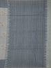 Grey Semi Tussar Silk Floral Designed Saree - Diadem