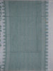 Grey Semi Tussar Silk Floral Designed Saree - Diadem