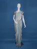Grey Stripes Designed Cotton Saree - Diadem
