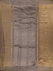 Grey Stripes Designed Organza Designer Saree