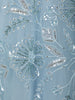 Ice Blue Floral Vine Sequins and Beads Embroidered Design Net Lehenga With Net Dupatta